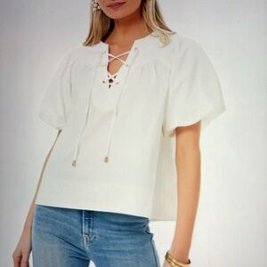 Tuckernuck Pomander Place Robbie Tie Front Top S